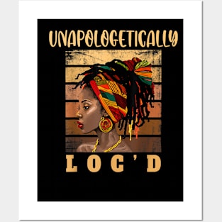 Unapologetically Loc'd Black History Queen Melanin Loc'd Posters and Art